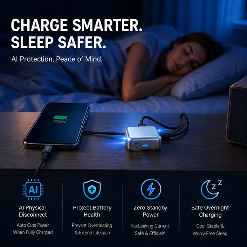 Smart Charge Guard™ | Auto Stop Charging Adapter for Battery Protection