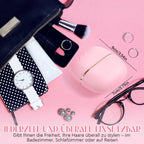 Style your hair anywhere in under 2 minutes – Rechargeable Portable Hair Styler