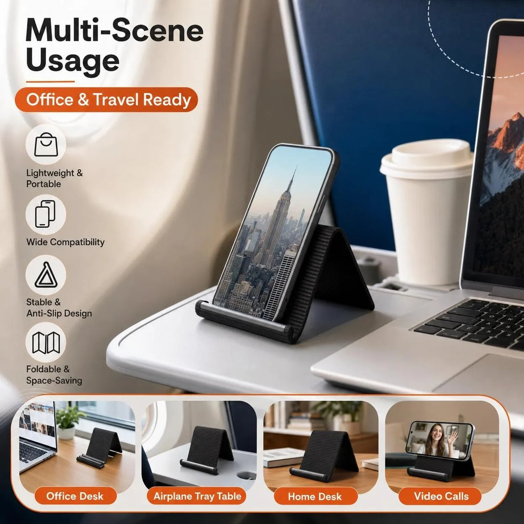 Bend Mate™ Hands-Free Phone Stand – Watch in Total Comfort
