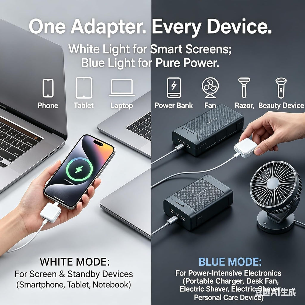Smart Charge Guard™ | Auto Stop Charging Adapter for Battery Protection